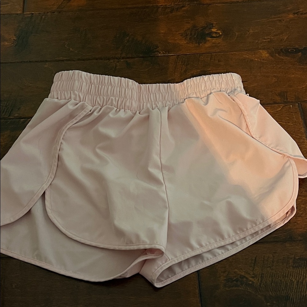 Light Pink Women's Athletic Shorts